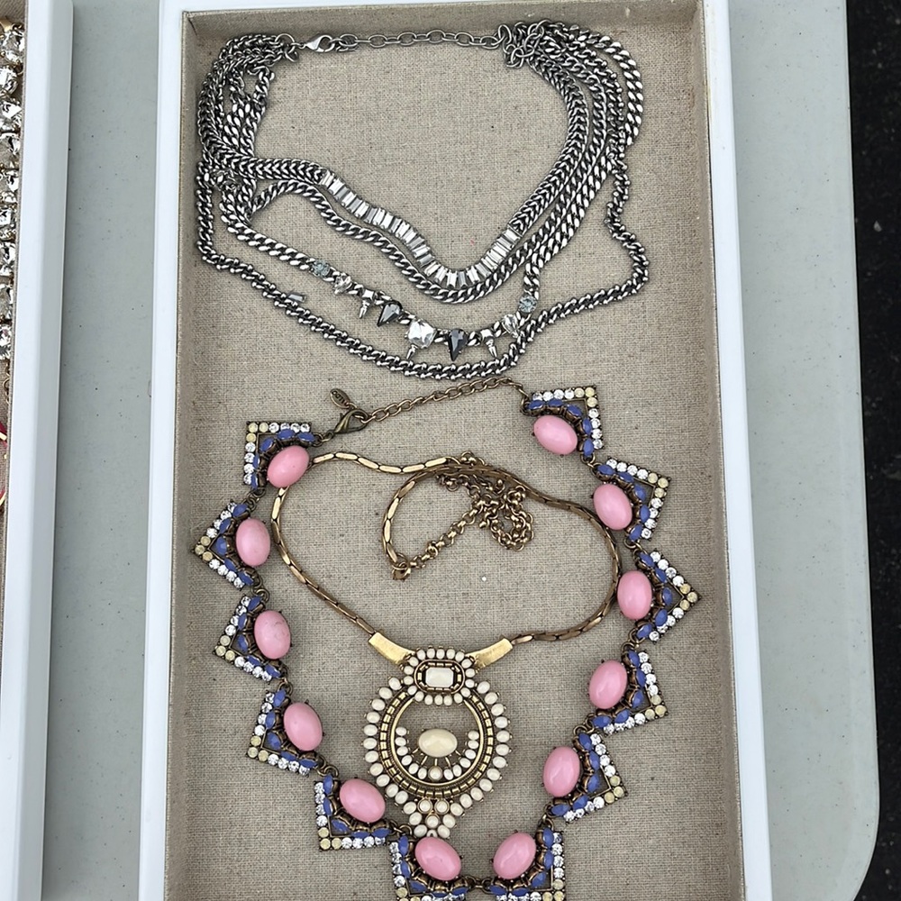 2 Stella and Dot Necklaces and 1 Aldo Necklace